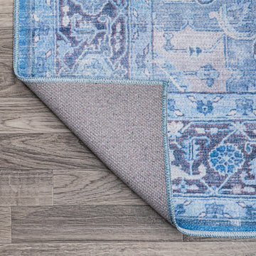 Maris Ornate Medallion Washable Area Rug